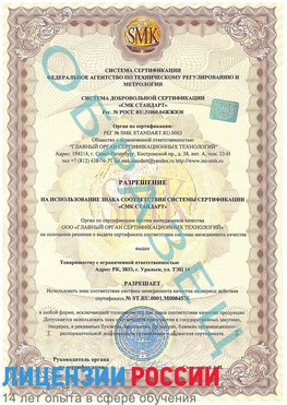 Образец разрешение Кировск Сертификат ISO 13485